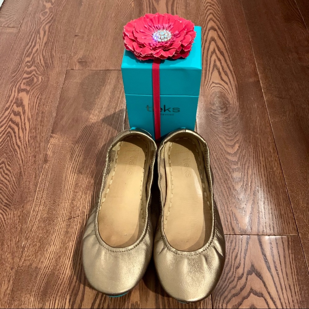 Italian leather Metallic Bronze Tieks by Gavrieli